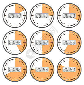 机芯和手表图标发条指针警报圆形时钟拨号小时计时器商业图片