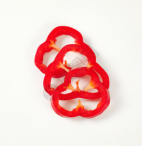 切红铃胡椒高架红色食物辣椒胡椒蔬菜健康视图图片