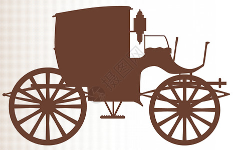 旧棕色轮车古董轮子插图婚礼皇家出租车绘画车轮教练越野车图片
