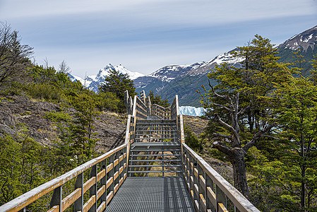 佩里托莫雷诺冰川 阿根廷El Calafate蓝色冰山山脉岩石风景国家环境生态家公园立方体图片