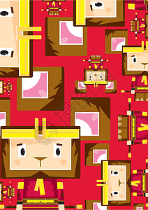 可爱的孙悟空美猴王Patter围巾神话传奇动物职员卡通片国王图片