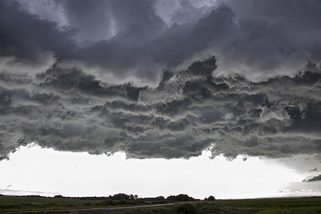 加拿大帕蕊雷风暴云戏剧性平原极端农村天空雷雨危险气候天气图片