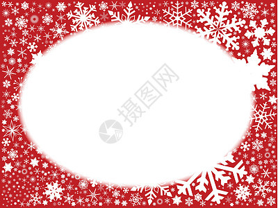 圣诞爆炸雪花天气红色白色图片
