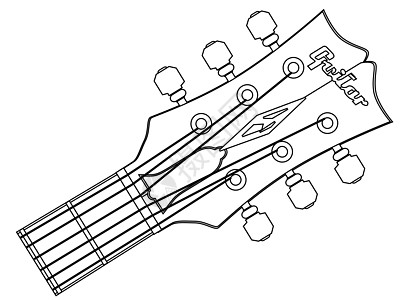 吉他头股大纲摇滚乐艺术品风俗吉他乌木身体标准蓝调音乐爵士乐图片