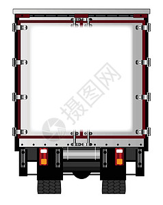 Rear Lorry 复制空间车辆货车空白艺术柴油机插图绘画艺术品运输汽车图片