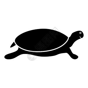 乌龟乌龟图标黑色科洛两栖脊椎动物宠物野生动物荒野保护微笑食草动物游泳图片