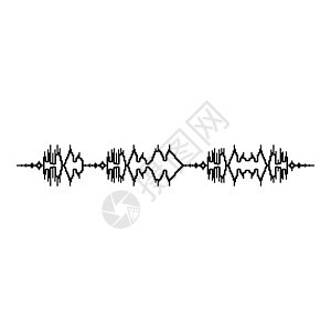 配乐脉冲音乐播放器音频波均衡声波黑色体积波浪状玩家技术电子收音机脉冲音乐图片