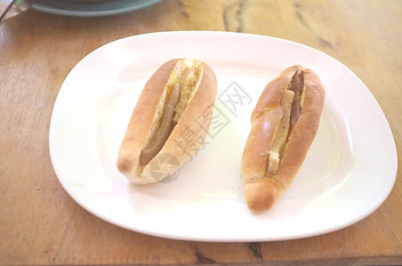 来自泰国 印度支那煎鸡蛋法国面包的世界著名精品饮食餐厅油炸猪肉营养烹饪蛋黄美食香肠午餐图片