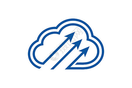 云标志设计模板数据服务器云标志矢量 ico技术身份标识电脑公司商业网络按钮下载计算图片