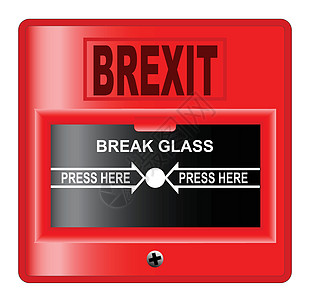 英国脱欧打破玻璃阿拉尔图片