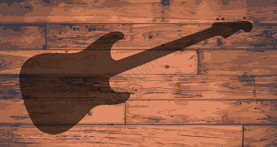 电吉他麸皮绘画插图品牌粮食地板艺术品挡泥板木板战略木纹图片