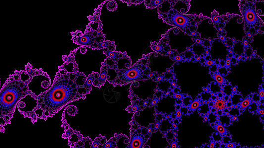 Mandelbrot 分形缩放模式螺旋几何学背景图片