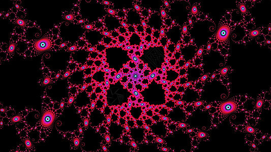 Mandelbrot 分形缩放模式螺旋几何学背景图片