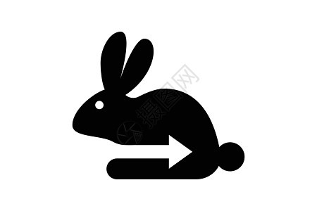 兔子图标标志设计 创意兔子标志设计标识创造力哺乳动物卡通片艺术品牌动物身份宠物商业图片
