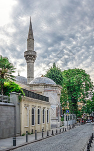 土耳其伊斯坦布尔历史中心的街道城市建筑路线正方形火鸡市场地标乘客长廊交通图片