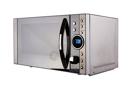 微波办公室烤箱技术发明午餐机器白色金属背景图片