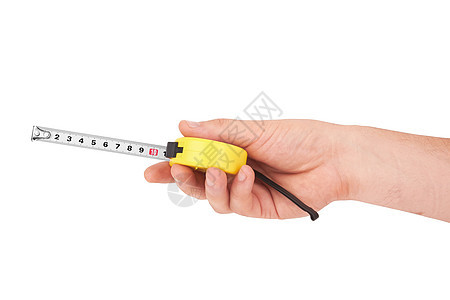 测量工具白色统治者手指工作数字宏观乐器高度黄色仪表图片