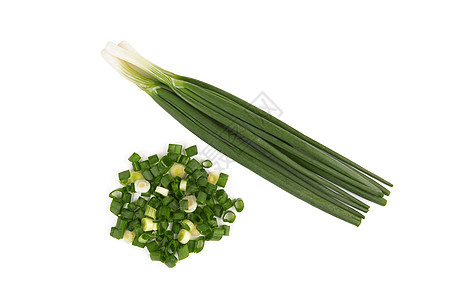 绿洋葱洋葱蔬菜营养绿色杂货白色烹饪美食饮食沙拉图片