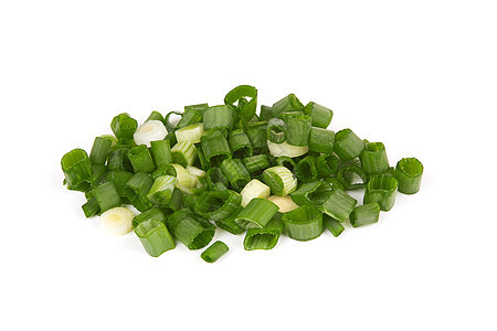 绿洋葱沙拉食物叶子杂货绿色烹饪白色饮食营养洋葱图片