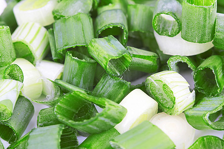 洋葱叶子杂货白色绿色烹饪营养饮食美食蔬菜食物图片