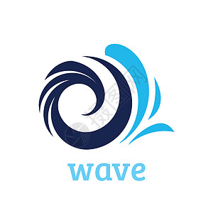 水波标志设计模板水滴水波矢量图制作图案公司圆圈波纹海浪气泡环境流动假期气候海洋图片