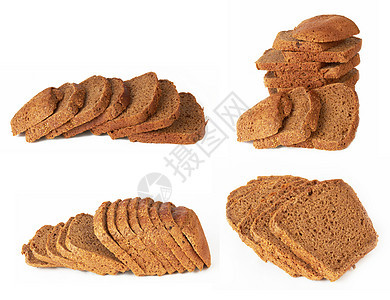 一块面包小麦碳水玉米营养粮食化合物饮食谷物硬皮种子图片