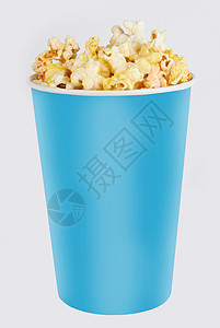 爆米花红色纸盒杯子流行音乐娱乐核心电影剧院展示黄油图片