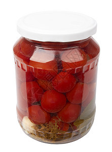 罐番茄产品收获胡椒白色养护烹饪厨房玻璃补给品果汁图片