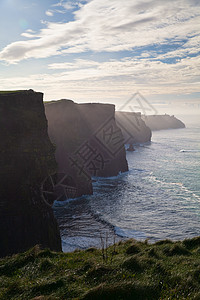 摩赫尔的裂缝 爱尔兰 联合王国岩石海岸线风景海岸海滩海洋旅行日落悬崖旅游图片