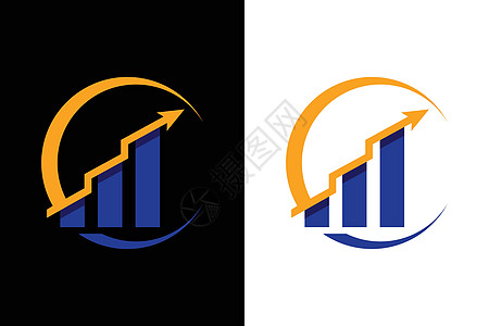 财务会计标志设计模板矢量 Ico插画家进步生长推介会公司工作利润数据投资商业图片