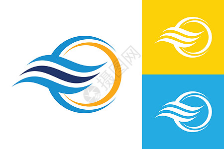 空调 logo 标志 symbolHot 和 cold symbo温度季节太阳空气蓝色冷却冻结控制公司商业图片