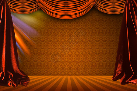 剧院幕帘和舞台灯光 戏剧幕帘的插图电影绳索奢华椅子艺术海报火花织物强光天鹅绒图片