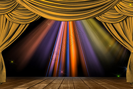 红外幕帘剧院幕帘和舞台灯光 戏剧幕帘的插图元素设计蓝色织物天鹅绒艺术仪式公寓展示强光背景