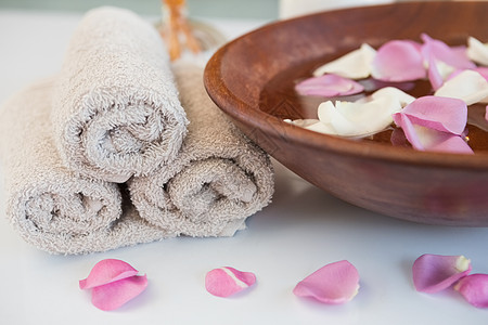 毛巾和其他温水器身体治疗疗法奢华水疗假期休闲护理温泉酒店图片