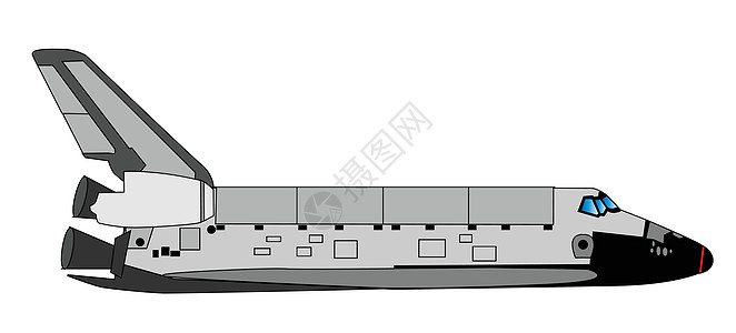 美国航天飞机艺术飞船插图绘画工艺艺术品图片