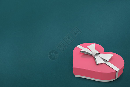 粉色红心形糖果盒图片