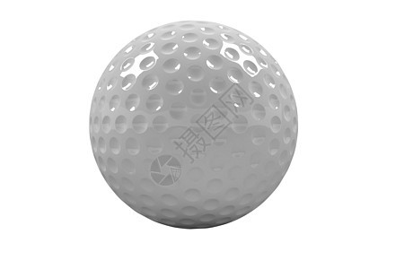 白色高尔夫球的视图装备体育器材运动高尔夫背景图片