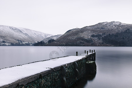 Ullswater 冬季场景图片