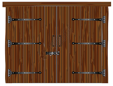 黑暗木林园门木头农场主食艺术绘画艺术品建筑螺栓安全框架图片