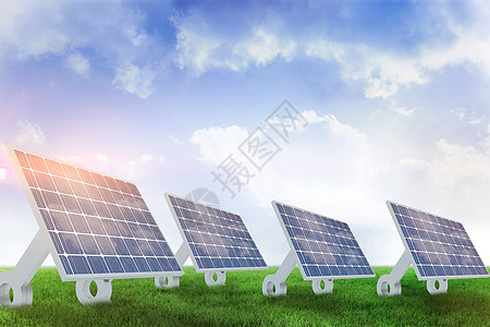 可再生能源设备来源综合图象的合成图象太阳能板世界粉笔白屏背景绘画短发职业范围技术图片