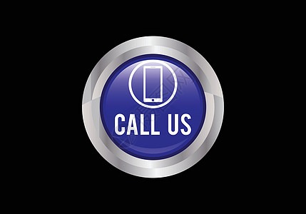 Call Us 按钮联系我们图标设计插图白色玻璃状中心拨号商业夹子艺术圆圈电话图片