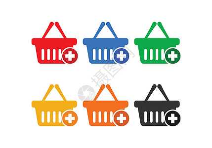 购物车图标添加到购物车平面标志符号日志市场标识大车开发购物销售剪贴应用徽章圆圈图片
