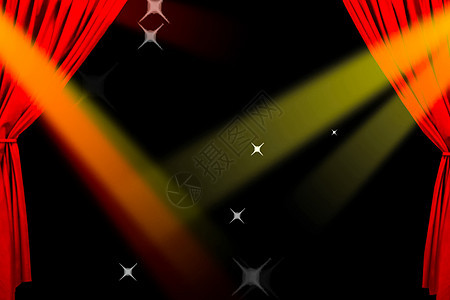 舞台幕帘和舞台上的灯光 curta 插图窗帘辉光剧院入口歌剧白色电影马戏团照明戏剧图片