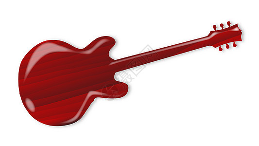 红木吉他月亮绘画雕刻插图抛光艺术木头艺术品背景图片