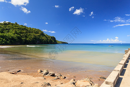 安斯拉雷支撑海岸线海岸晴天钓鱼太阳海滩天堂海景蓝色图片