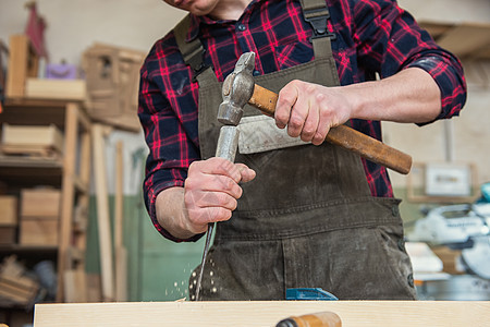 木匠用砍刀工作工具木头手工业木匠铺男人工艺锤子爱好活动工匠图片