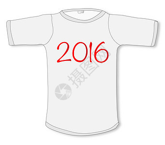 2016年 T Shit艺术品衣服艺术庆典新年绘画背景图片