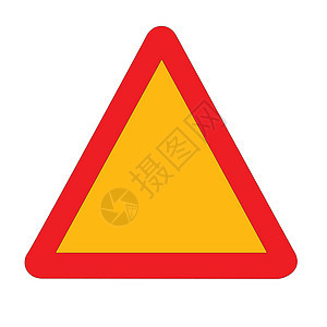 空白三角形交通信号运输车辆标志圆形危险琥珀色穿越橙子警察插图图片