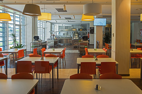工人咖啡馆商业酒吧家具自助餐食物地板员工餐厅厨房食堂图片