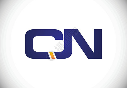 CN 初始字母标志设计创意现代字母矢量图标标志插图商业品牌营销网络公司标识字体银行业身份圆圈图片